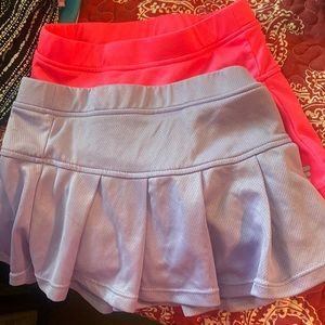 Skorts-selling the pink and purple together- super cute in perfect shape